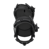 Union Force men's snowboard binding, black with textured base and ankle straps