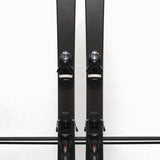 USED - Rossignol Experience 86Ti with SPX12 Bindings - A pair of black skis with red accents and silver bindings.