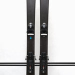 USED - Rossignol Experience 86Ti with SPX12 - A pair of skis featuring a black base with red accents and silver bindings.