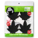 Crab Grab Mini Seaweed Stomp Pad 2025 - Black seaweed-shaped pads with white stitching on a black background.