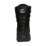 Vans Hi-Standard Linerless Snowboard Boot 2025 - Black snowboard boot with white logo on side and brown sole.