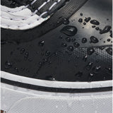 Vans MTE Standard Mid Waterproof Boot 2025 - Black waterproof boots with white laces and soles.