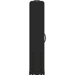 Black roller snow bag with wheels and dual side carry handles