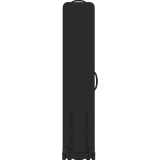 Black roller snow bag with wheels and dual side carry handles