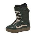 Vans Hi-Standard OG Snowboard Boot 2024 - A dark green snowboard boot with a white logo on the side and laces.