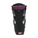 Vans Hi-Standard OG Snowboard Boot 2024 - Black snowboard boot with white logo on side and black laces.