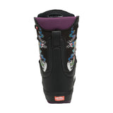Vans Hi-Standard OG Snowboard Boot 2024 - Black snowboard boot with white logo on side and black laces.