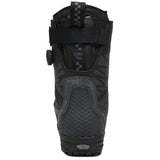 Vans Verse Range Edition x Blake Paul Snowboard Boot 2024 - A black snowboard boot with a textured pattern on the upper and a checkered strap at the top.