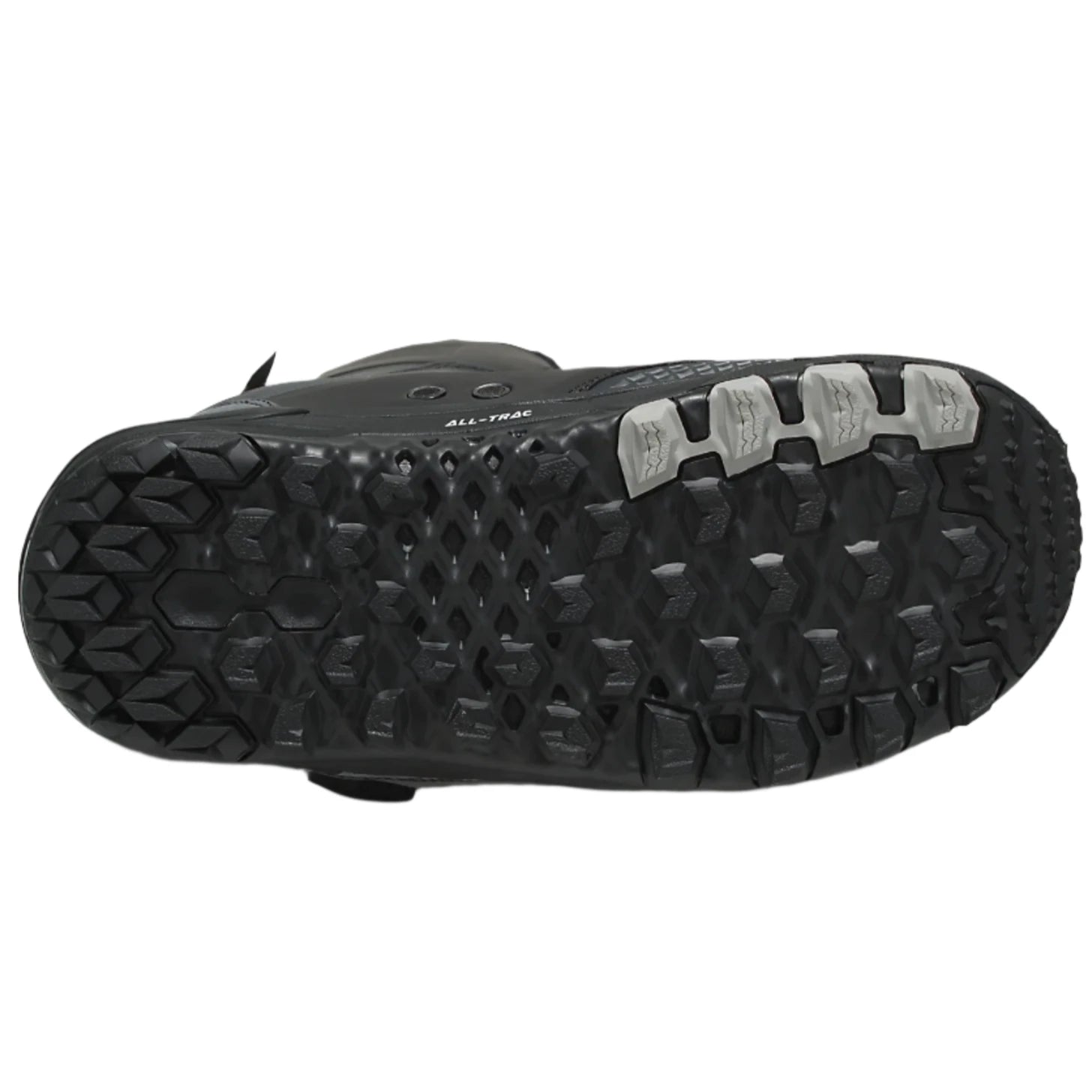 Vans Verse Range Edition x Blake Paul Snowboard Boot 2024 - A black snowboard boot with a textured rubber sole and white lettering on the side.