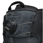 Vans Verse Range Edition x Blake Paul Snowboard Boot 2024 - A black snowboard boot with a textured, rubber-like material on the toe and heel areas.