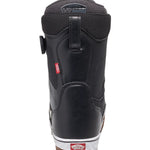 Vans Men's Aura Pro Snowboard Boot 2025 - Black snowboard boot with a textured pattern on the toe and heel areas.