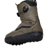 Vans Men's Verse x Parker Szumowski Snowboard Boot 2025 - A tan snowboard boot with a black logo on the side and a black sole.