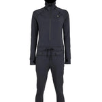 Airblaster Women's Classic Ninja Suit 2025 - Black ninja suit with a small white logo on the left chest area.