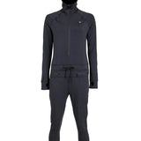 Airblaster Women's Classic Ninja Suit 2025 - Black ninja suit with a small white logo on the left chest area.