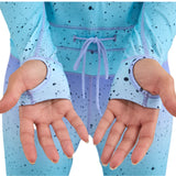 Airblaster Women's Classic Ninja Suit 2025 - Black suit with a subtle white pattern of ninja masks and splatters.