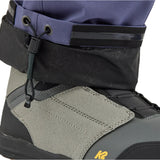 Airblaster Women's Stretch Freedom Suit 2025 - Black snow pants with a subtle geometric pattern on the left leg.