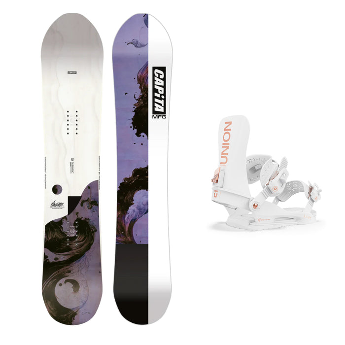 Capita The Navigator Women's Snowboard with Union Women's Juliet Snowboard Bindings 2025