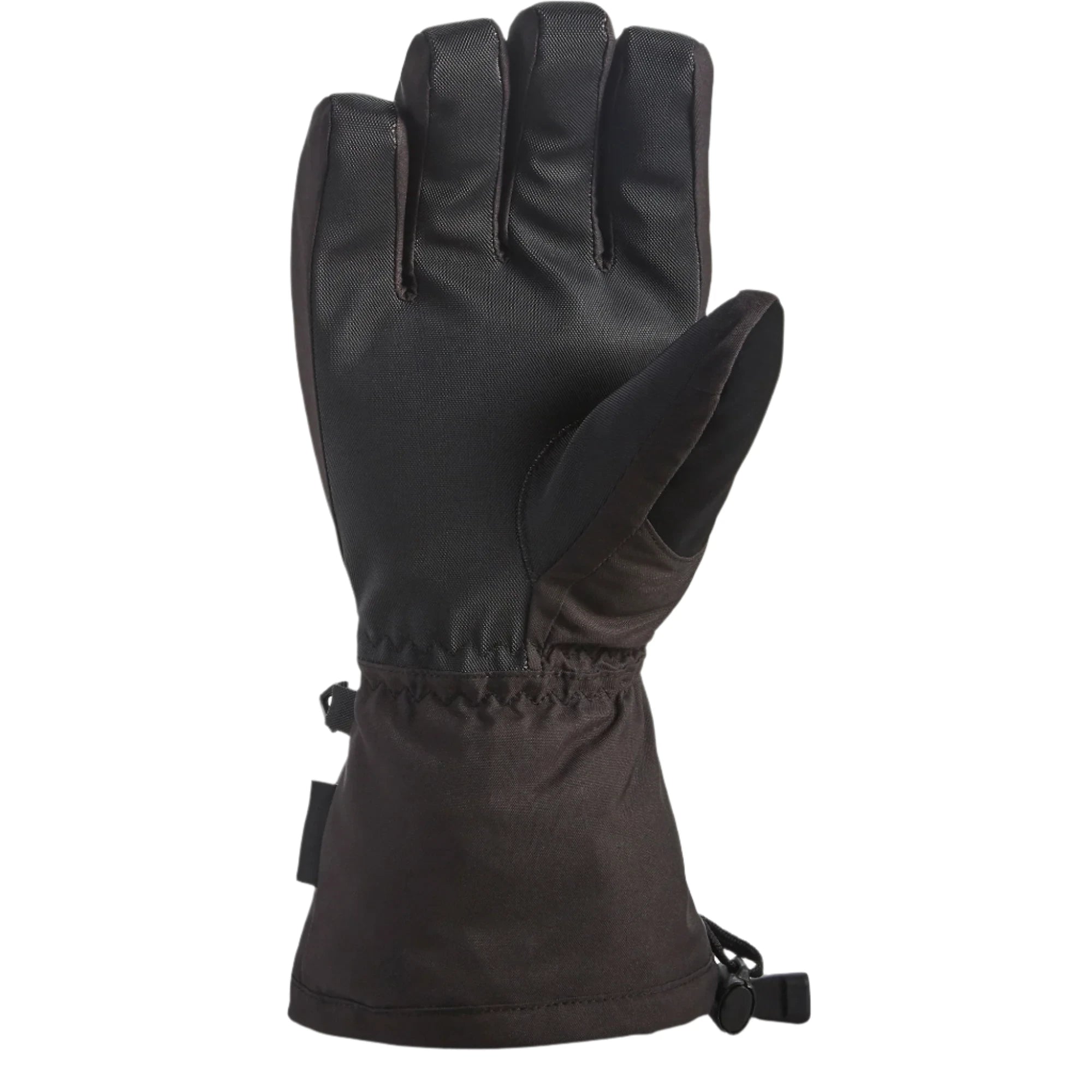 Dakine Women's Camino Glove - A black glove with a textured palm and thumb, featuring a small logo on the wrist strap.
