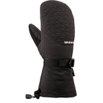 Dakine Women's Camino Mitt - A black mitt with a quilted pattern on top and a strap around the wrist.