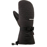 Dakine Women's Camino Mitt - A black mitt with a quilted pattern on top and a strap around the wrist.