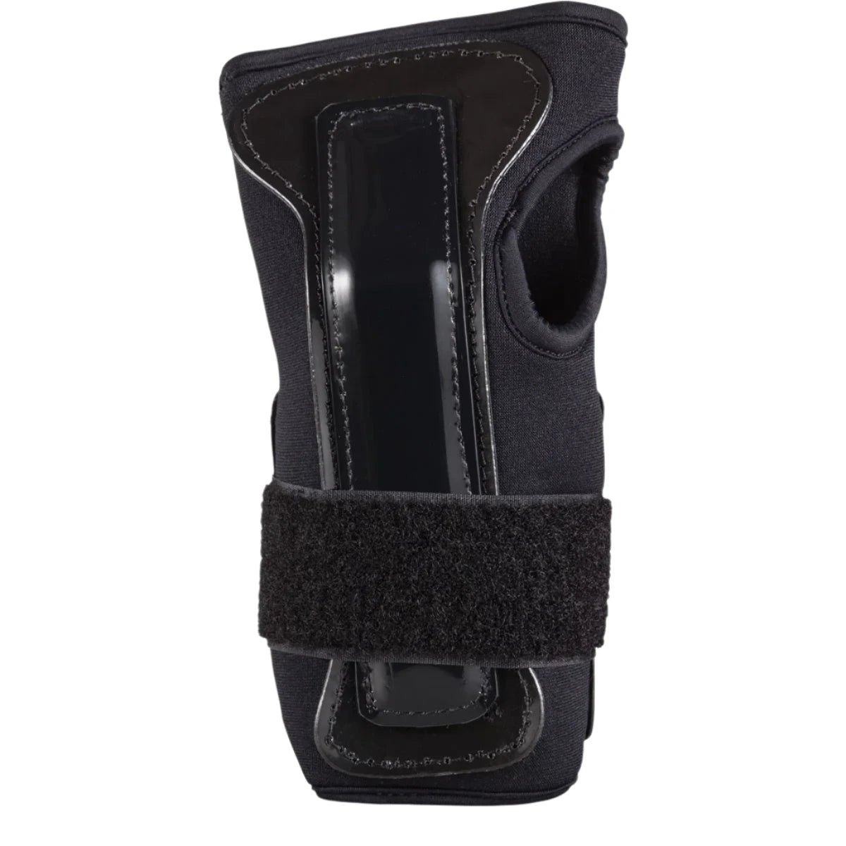 Dakine Wristguard 2025 - Black wrist guard with white stitching on top and bottom edges.