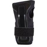 Dakine Wristguard 2025 - Black wrist guard with white stitching on top and bottom edges.