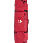 Burton Wheelie Gig Snowboard Bag - A large, red snowboard bag with a white logo and black straps.