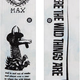 Out of weeks kids c sock 2022 - A pair of white socks with a small, dark-colored bird on them.