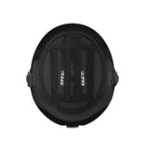 Anon Windham Wavecel Helmet 2025 - Black helmet with a white logo on the front and a black strap in the back.