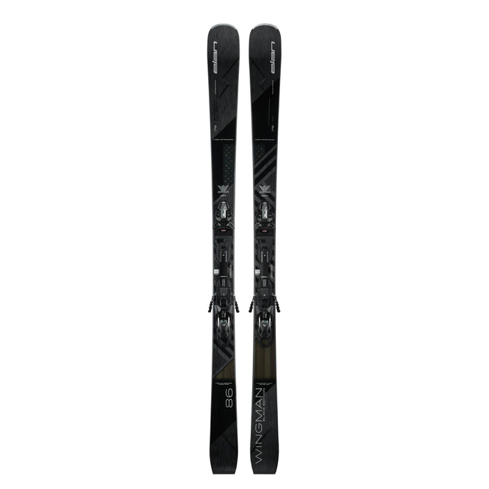 Elan Wingman 86 Black Edition System Skis with EMX 12 Bindings 2025