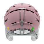 Smith Women's Liberty MIPS Helmet 2023 - A pink helmet with a white logo on the front and ventilation holes along the top.