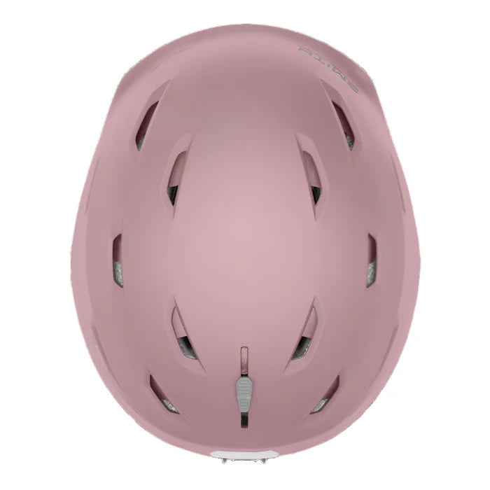 Smith Women's Liberty MIPS Helmet 2025 - A dusty rose-colored helmet with a sleek, aerodynamic design and ventilation holes on top.