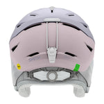 Smith Women's Liberty MIPS Helmet 2023 - A pink helmet with a white chin strap and ventilation holes on top.
