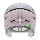 Smith Women's Liberty MIPS Helmet 2023 - A pink helmet with a white chin strap and ventilation holes on top.