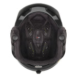 Smith Women's Liberty MIPS Helmet 2025 - Black helmet with white logo on front and red accents on sides.