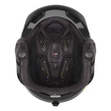 Smith Women's Liberty MIPS Helmet 2025 - Black helmet with white logo on front and red accents on sides.