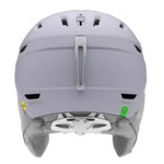 Smith Women's Mirage MIPS Helmet 2025 - A white helmet with a black visor and MIPS technology, featuring ventilation holes on top and side vents.