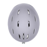 Smith Women's Mirage MIPS Helmet 2025 - A white helmet with a black visor and ventilation holes on top.