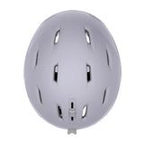 Smith Women's Mirage MIPS Helmet 2025 - A white helmet with a black visor and ventilation holes on top.