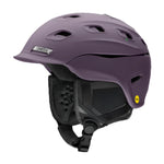 Smith Women's Vantage MIPS Helmet 2025 - A purple helmet with a white logo on the front and a black strap at the back.