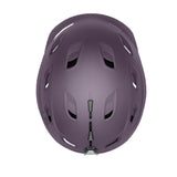 Smith Women's Vantage MIPS Helmet 2025 - A dark gray helmet with a white stripe on top and black straps.