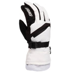 Swany X-Over Glove 2025 - A white glove with black accents and a black strap across the wrist.