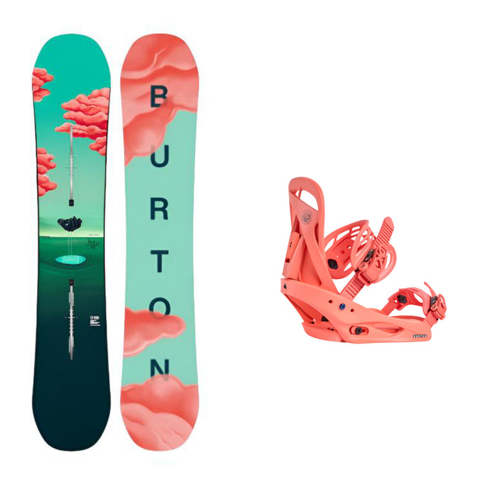 Burton Yeasayer Flying V Snowboard with Burton Citizen Bindings 2025