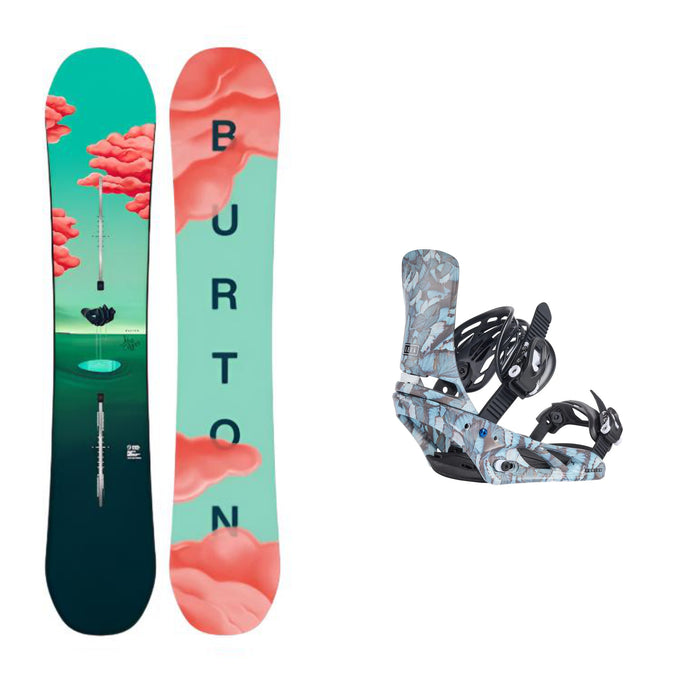 Burton Yeasayer Flying V Snowboard with Lexa Bindings 2025