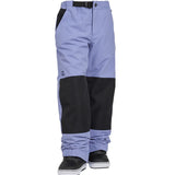 Airblaster Junior's Boss Insulated Pant 2025 - Black snow pants with a white logo on the left thigh and black elastic cuffs at the ankles.