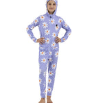 Airblaster Junior's Ninja Suit 2025 - Black onesie with a white ninja mask design on chest and back.