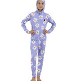 Airblaster Junior's Ninja Suit 2025 - Black onesie with a white ninja mask design on chest and back.