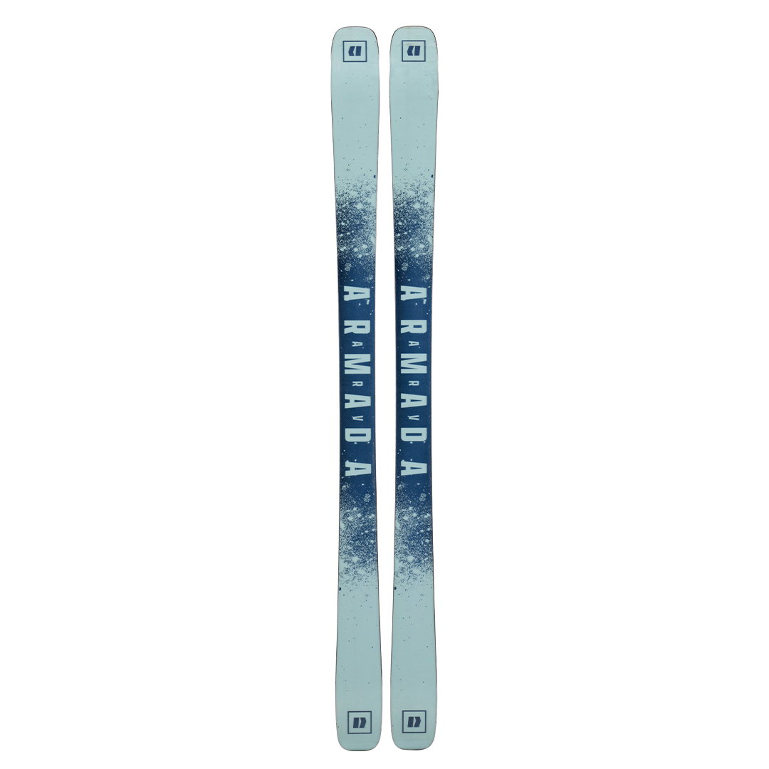Armada ARV 94 Skis 2026 - A pair of skis with a dark blue and white gradient pattern on the top, featuring a subtle snowflake design.