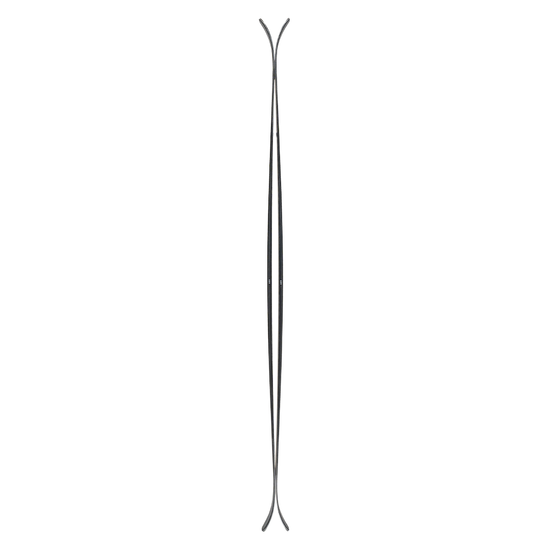Armada ARV 94 Skis 2026 - A pair of black skis with a subtle white stripe down the middle.