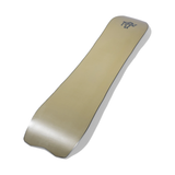 Arbor Bryan Iguchi Pro Snowboard 2026 - A snowboard with a brown base and white accents, featuring a distinctive logo on the top sheet.